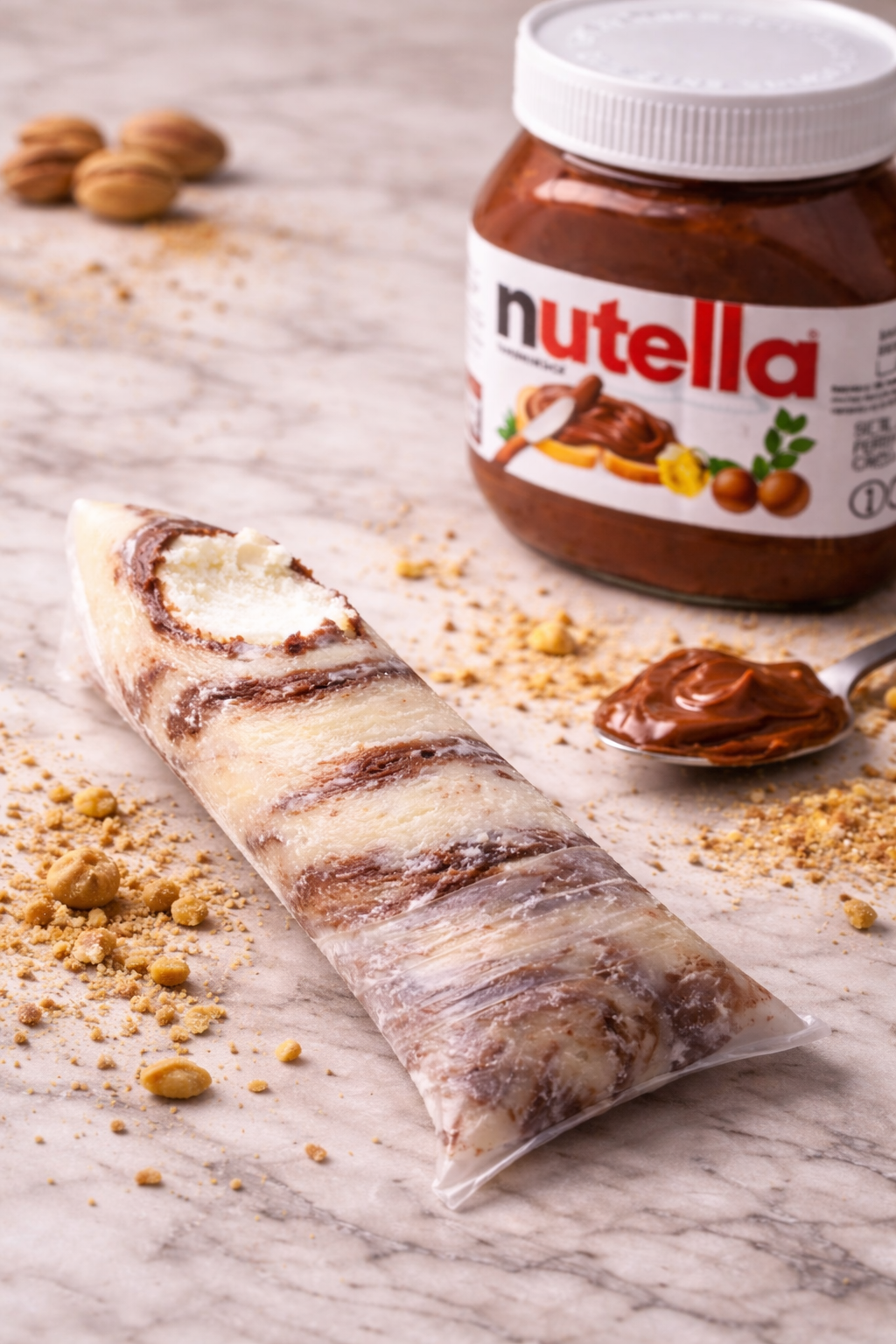 Geladinho Ninho com Nutella